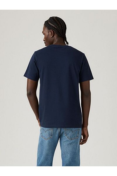 Levi's Tricou pentru bărbați cu model cu logo imprimat bleumarin - A2823-0317