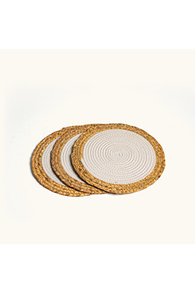 touche deco مفارش طاولة بوهوسوفت - مجموعة من 3 قطع من الجوت