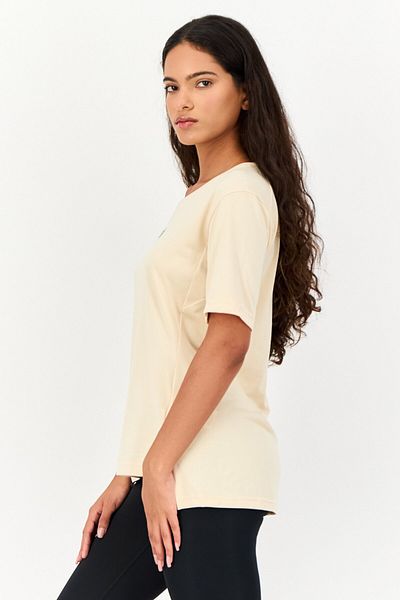 adidas Terrex X Women Sportswear Fit Short Sleeve Outdoor Top, Cream