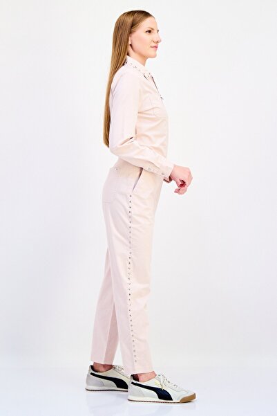 Vans Women Sportswear Fit Long Sleeve Outdoor Jumpsuit, Pink