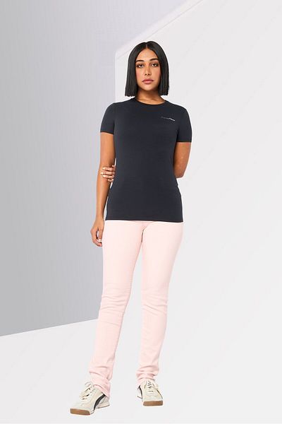 Emporio Armani Women Slim Fit Plain Stretchable Denim, Pink