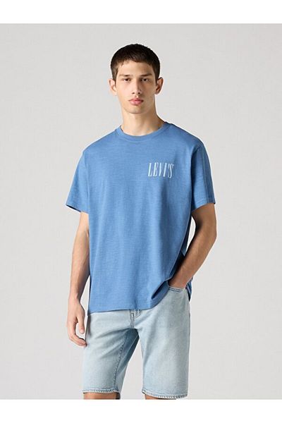 Levi's Ss Relaxed Fit Ssnl Series Blue Men's T-Shirt