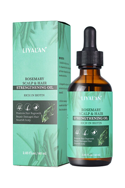 LİYAL'AN زيت إكليل الجبل لتقوية فروة الرأس والشعر، مضاد لتساقط الشعر، مغذي، ح...
