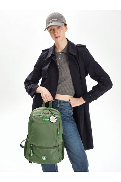 Pierre Cardin Зелена детска ученическа раница 07PC1002