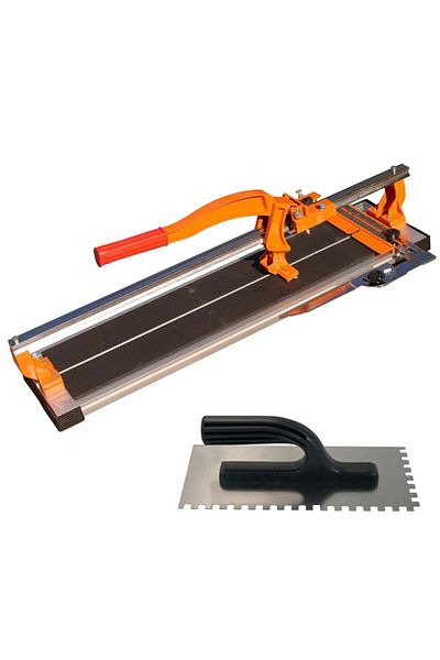 JollyMag Masina de taiat gresie si faianta, aparat profesional, dispozitiv cu rulmenti, 600 mm, cu gletiera