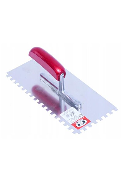 JollyMag Ανοξείδωτο σπάτουλα, Olejnik, οδοντωτή, 8x8 mm, ξύλινη λαβή, 13x28 c...