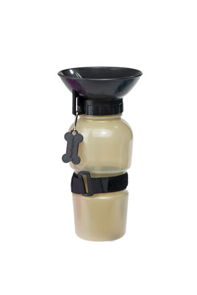 JollyMag Fľaša na pitie pre domáce zvieratá na piknik, HNEDÁ