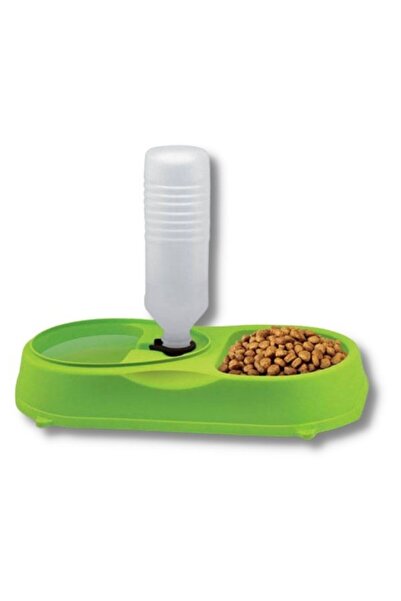 JollyMag Dvojitá miska na krmivo a dávkovač vody pre domáce zvieratá, 34x18x7...
