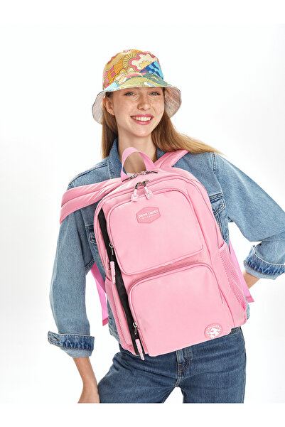 Pierre Cardin Pembe Çocuk Okul Sırt Çantası 07PC1003