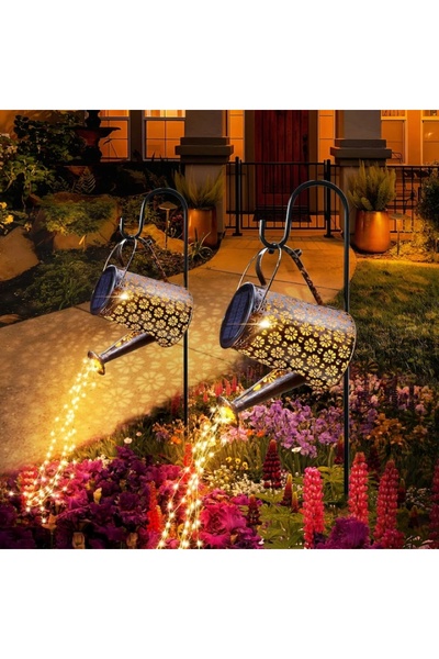 EMATTEIRO Lampa Solara Decorativa 40 LED, Design Stropitoare de Gradina, pentru Terasa si Balcon