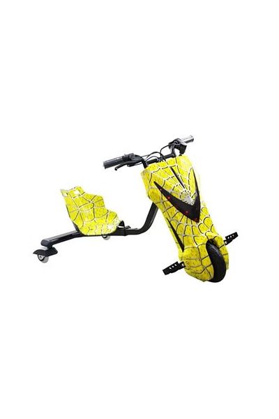 rexa Electric Power Scooter with LED Light and Go-Kart Seat – Fun Ride-On Combo