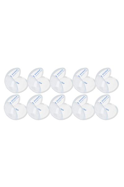 SERSIMO Set 10 protectii colturi pentru siguranta copii, drepte, 40x20mm, silicon, transparent