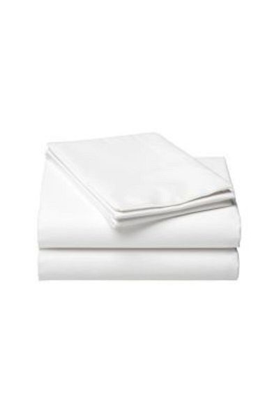 Ralex Bed Sheet Percale Polycotton 240 x 260 cm White
