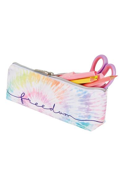 Herlitz Pencil Case Etui, Color Multicolor, Material Fabric, 1 Compartment, Motif New Batik Freedom