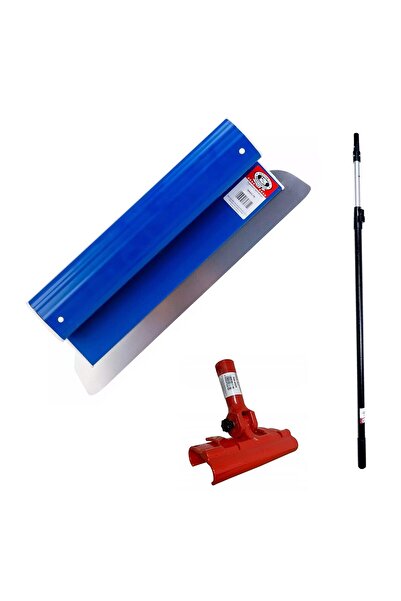 JollyMag Set gletiera profesionala, inox, 100 cm x 0.4 mm, suport, maner prel...