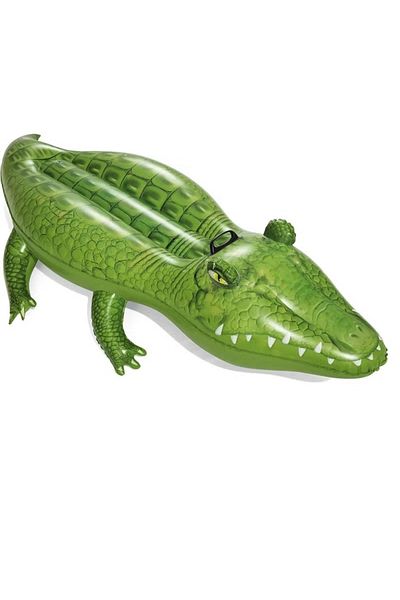 BESTWAY Inflatable Swimming Pool Crocodile Rider – 168 x 89 cm Fun Float