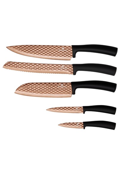 JollyMag Set de 6 cutite, Metallic Rose Collection, BL/2612