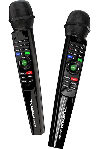 Platinum مكبر صوت كاريوكي مدمج بعجلة - عبوة من 10 قطع