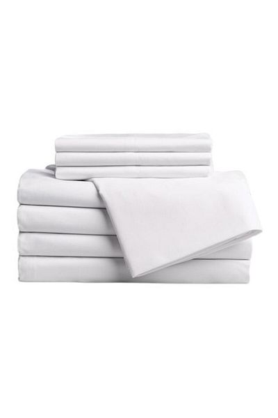 Ralex Cearșaf de pat Percale LUX 100% Bumbac 220 x 240 cm Alb Opera