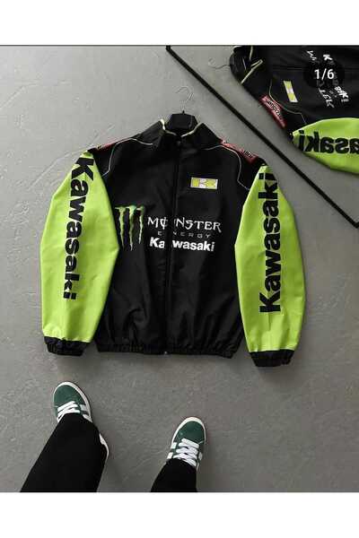 ENNEBAUTİQUE Unisex padobranska tkanina, veliki crni vetrobran sa printom, ki...