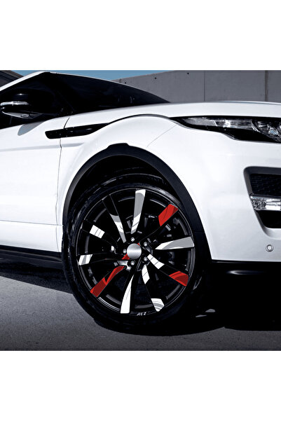 JollyMag Set 4 Folii Imprimate Outdoor cu EcoSolvent, autoadezive, pentru decorarea jantelor auto