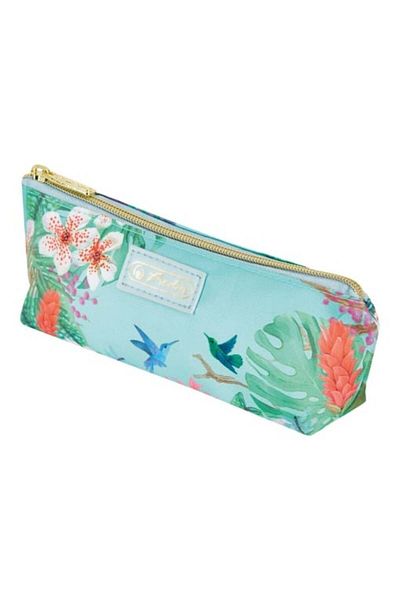 Herlitz Penar Etui, Culoare Multicolor, Material Material Textil, Dimensiuni 21.5x5 x8.5 cm, Motiv Junglă Ladylike