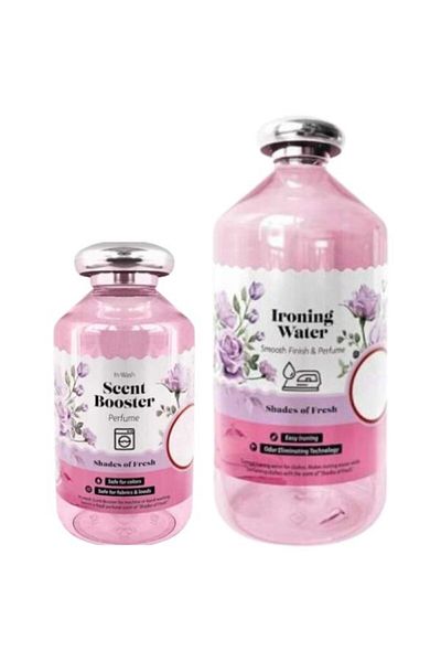 JollyMag Set Parfum Concentrat pentru Spalat Rufe, 250 ML si Apa Parfumata pentru Fierul de Calcat, 1 L, Pure