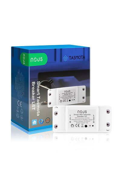 Nous Releu wireless L6T, 10A, Tasmota