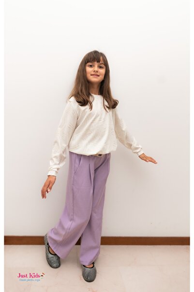 Beberium Kids Bluză elegantă din mătase pentru fete, albă, 8 ani