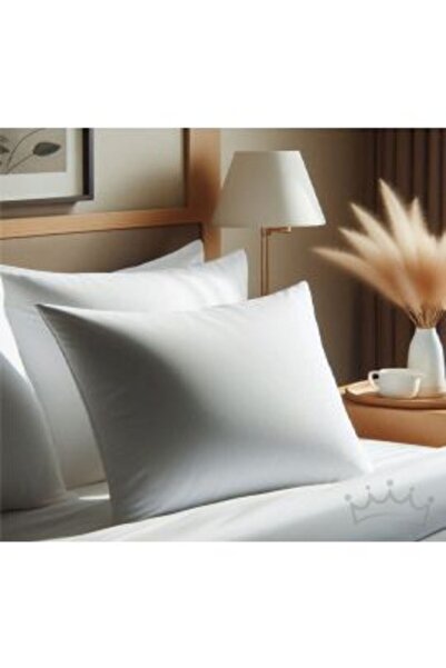 Ralex Pernă de lux cu husă din percală de bumbac și umplutură din microgel 50 x 70 cm