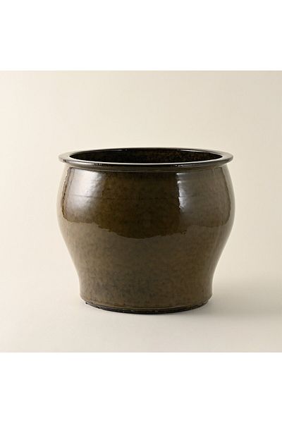 homez ceramic planter, brown 38*38*33cm