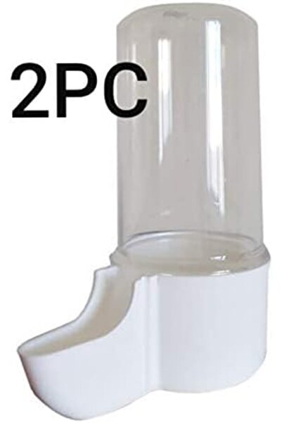 CHT 2 PC Feeder Drinker Bottle bird cage drinker and feeder for all small bird made in Italy, 2 pc, 50 m
