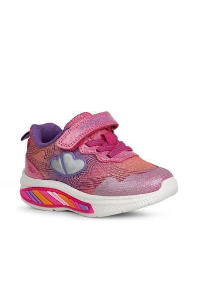 BUCKHEAD Children's Lighted Leather Daily Shoes Buck3042 Nina