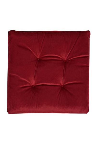 OEM Decorative Winter Chair Cushion Bordeaux Velvet