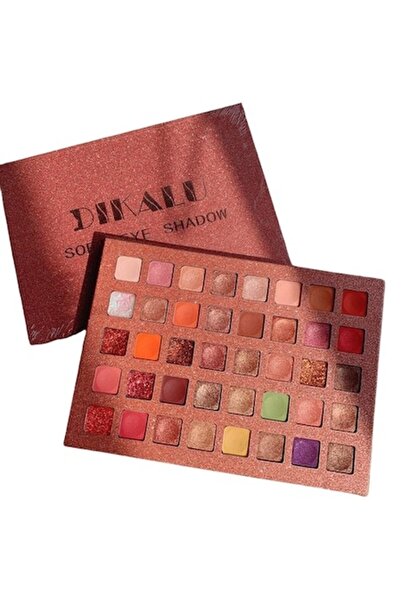 Flo Paletă de machiaj pentru copii cu 40 de culori pigmentate, roz