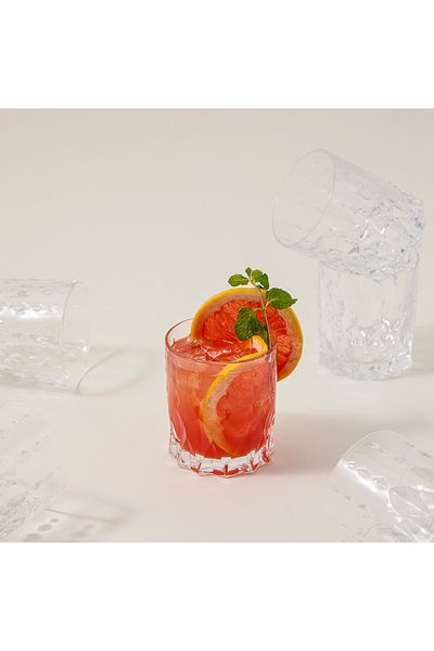 RCR transparent crystal tumblers 6 pcs