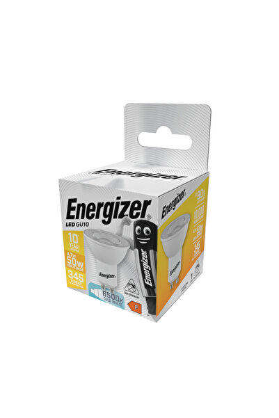 Energizer Set 5 LED Bulbs Energizer, GU10, 4.7W, 345 Lumens, 6500K, Instant Start, Cold Light, Energy Class F