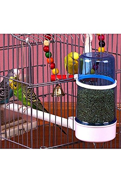 CHT Crmada 2 Pack Automatic Bird Feeder Bird Water Bottle Drinker Clear Food Seed Dispenser