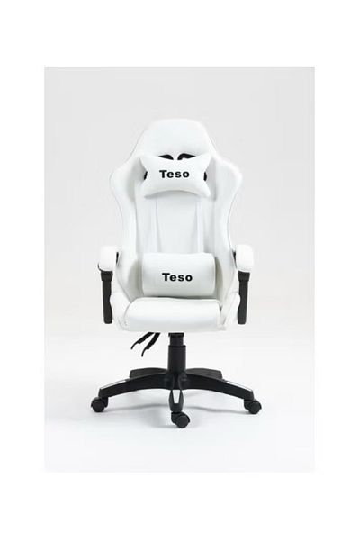 TESO High-Back PU Leather Gaming Chair – Ergonomic Design with Cushions for Office and Gaming Comfort