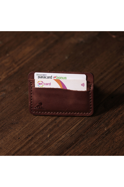 MODAVİBE Χειροποίητη θήκη καρτών από γνήσιο δέρμα – Κομψό και μινιμαλιστικό π...