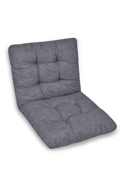 OEM Perna Scaun cu Spatar pentru Spatii Exterioare Gri 100x50cm