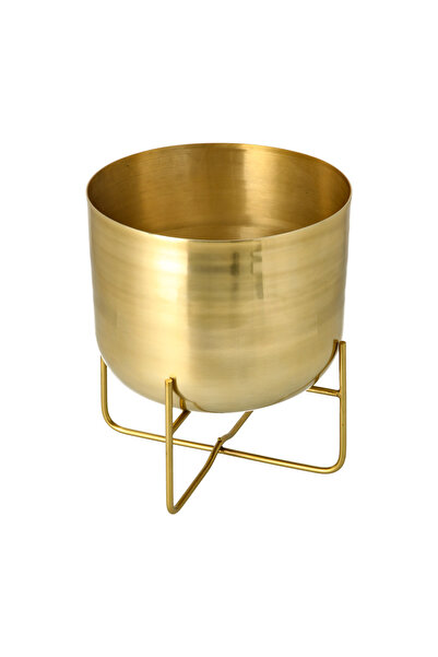 homez Aluminum Planter With Leg Gold