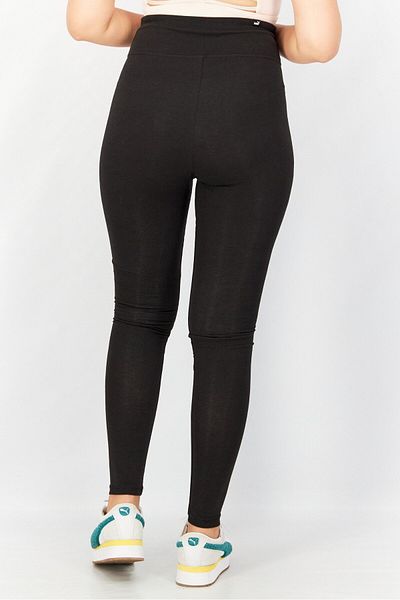 Puma Women Sportswear Fit Plain Pull On Leggings, Black