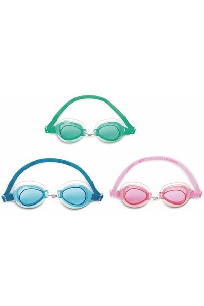 BESTWAY Aqua Burst Kids’ Swim Goggles – Comfortable, Adjustable & UV Protected (18.5x15x3.2cm)