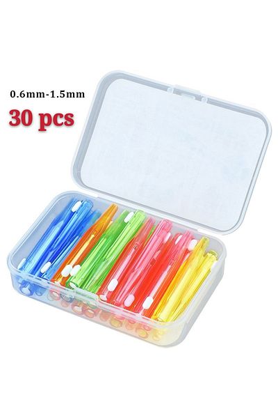 Choice4 30 mix 30pcs/box Interdental Brush Teeth Cleaning Orthodontics Oral Care Toothpick Dental Tool Floss