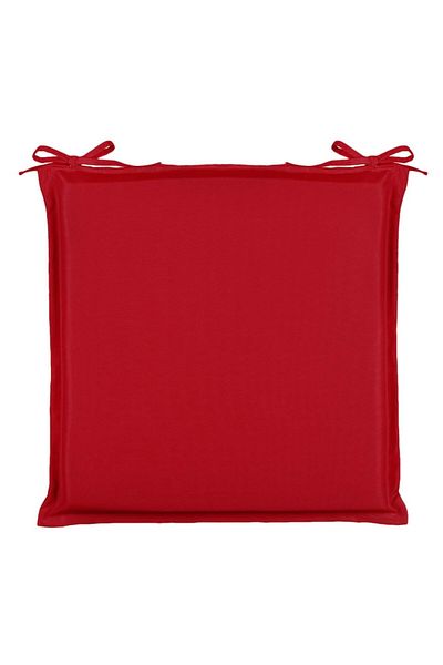 OEM Pernă de scaun roșie rezistentă la apă 40x40cm