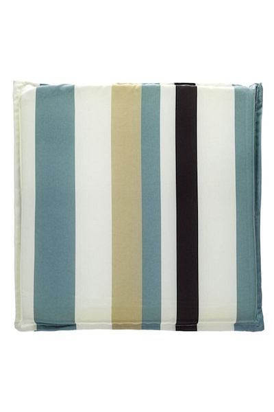 OEM Water-Resistant Chair Cushion Ecru with Green Stripes 40x41cm