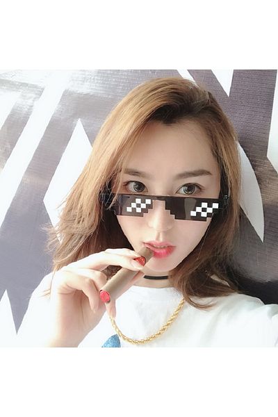Generic Thug Life or Pixel Sunglasses 2 Pieces
