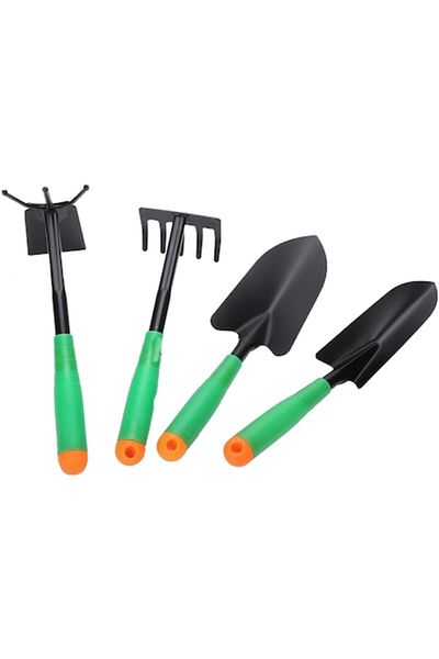 OEM Set 4 garden tools for planting, cultivating soil and plant care, made of PVC and cardboard, 31.5 x
