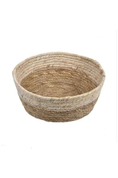 OEM Coș de depozitare rotund, material bej-maro